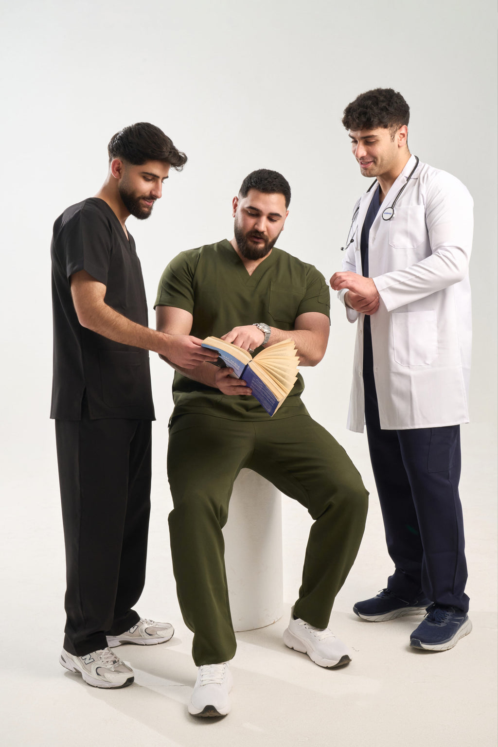 Full Medical Outfit (Scrub + Lab Coat)